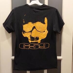 "G59 $uiside boyz" Missing Sz.Print. Black and Orange Skull Graphic Tee.....